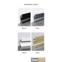4cm Inset LED Skirting Board | FLL-A-8-A4-9 Concealed Light Baseboard | DoorHub UAE